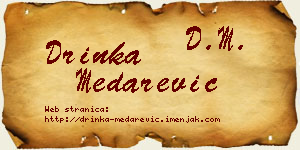 Drinka Medarević vizit kartica